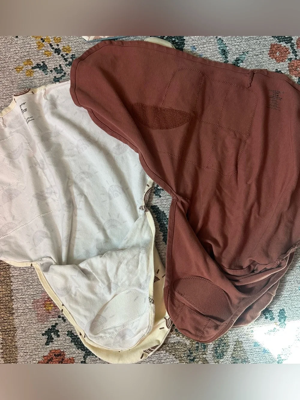 SwaddleMe Monogram Collection Swaddle rising sun